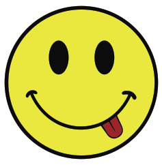 SkinnyFATS® Smiley - For Black Background